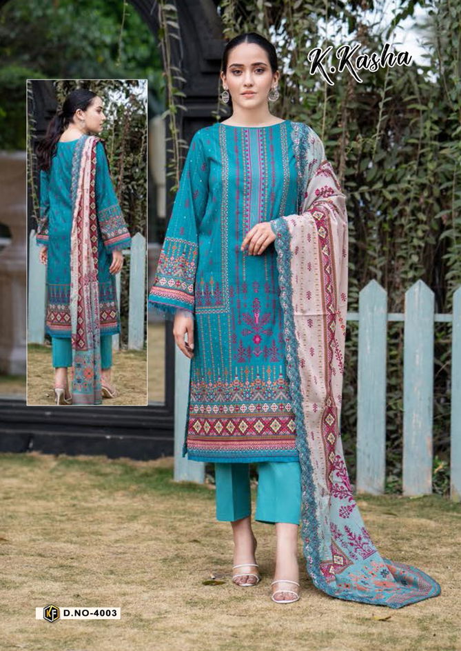 Keval k Kasha Vol 4 Karachi Cotton Dress Material Catalog